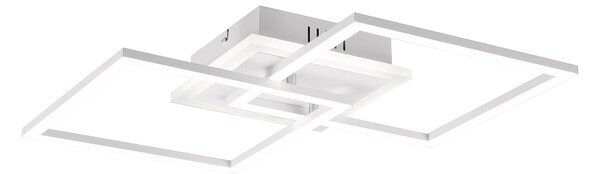 Plafoniera da Interno a LED SMD in Metallo Bianco Opaco