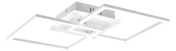 Plafoniera da Interno a LED SMD in Metallo Bianco Opaco