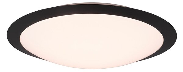 Plafoniera da Interno a LED SMD in Tessuto Nero Opaco