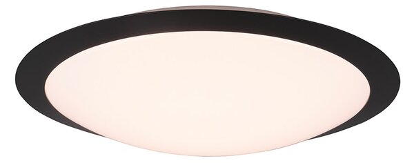 Plafoniera da Interno a LED SMD in Tessuto Nero Opaco