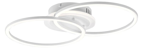 Plafoniera da Interno a LED SMD in Metallo Bianco Opaco