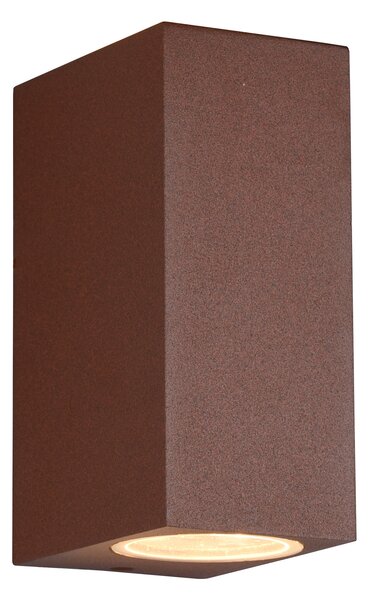 Applique da Esterno Attacco GU10 in Alluminio Pressofuso Ruggine
