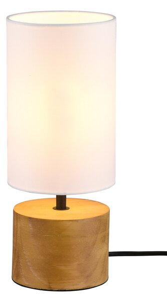 Lampada da Tavolo da Interno Attacco E14 in Legno Naturale Naturale