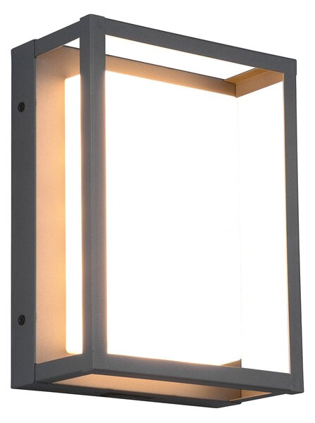Applique da Esterno a LED SMD in Metallo Antracite