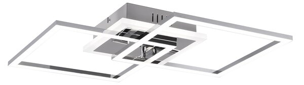 Plafoniera da Interno a LED SMD in Metallo Cromo