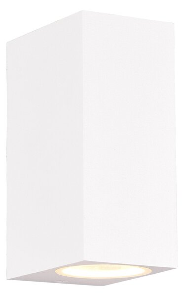 Applique da Esterno Attacco GU10 in Alluminio Pressofuso Bianco Opaco