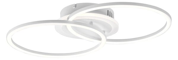 Plafoniera da Interno a LED SMD in Metallo Bianco Opaco