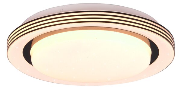 Plafoniera da Interno a LED in Plastica Nero Opaco