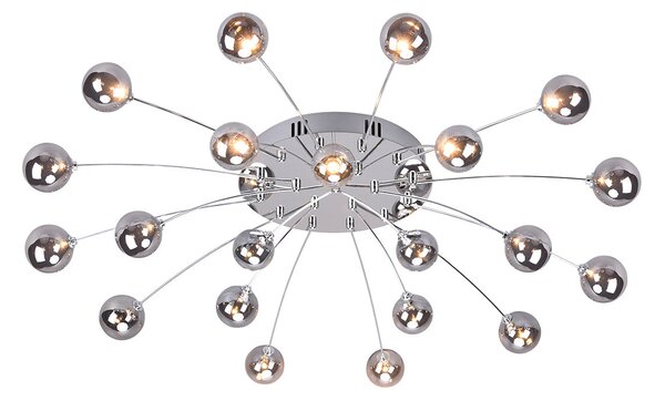 Plafoniera da Interno a LED in Metallo Cromo
