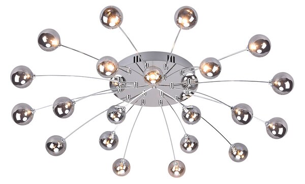 Plafoniera da Interno a LED in Metallo Cromo