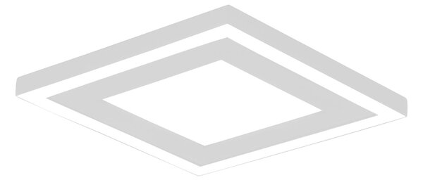 Plafoniera da Interno a LED in Plastica Bianco Opaco