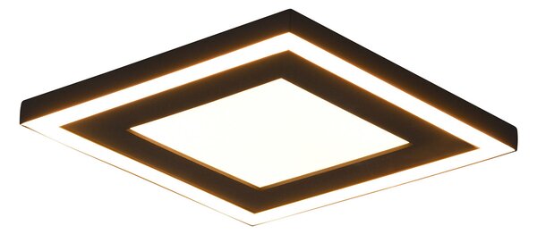 Plafoniera da Interno a LED in Plastica Nero Opaco