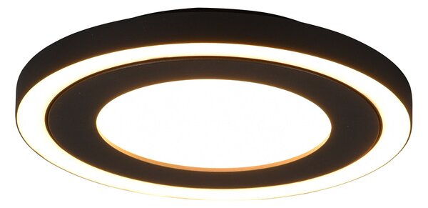 Plafoniera da Interno a LED in Plastica Nero Opaco