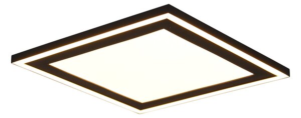 Plafoniera da Interno a LED in Plastica Nero Opaco