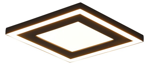 Plafoniera da Interno a LED in Plastica Nero Opaco