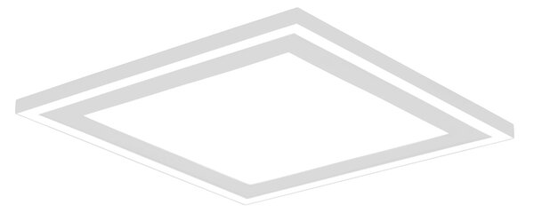 Plafoniera da Interno a LED in Plastica Bianco Opaco