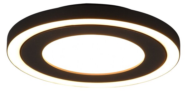 Plafoniera da Interno a LED in Plastica Nero Opaco