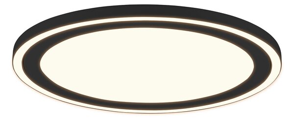 Plafoniera da Interno a LED in Plastica Nero Opaco