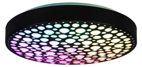 Plafoniera da Interno a LED in Plastica Nero Opaco