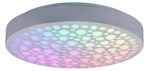 Plafoniera da Interno a LED in Plastica Bianco Opaco