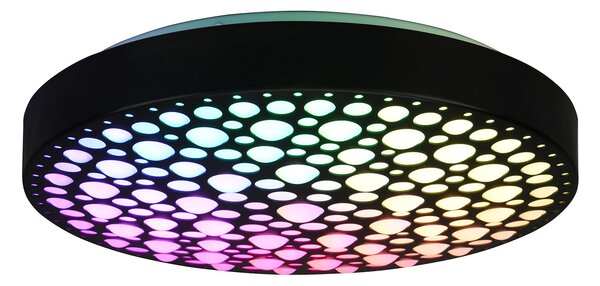 Plafoniera da Interno a LED in Plastica Nero Opaco