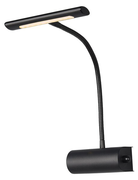 Applique da Interno a LED in Metallo Nero Opaco