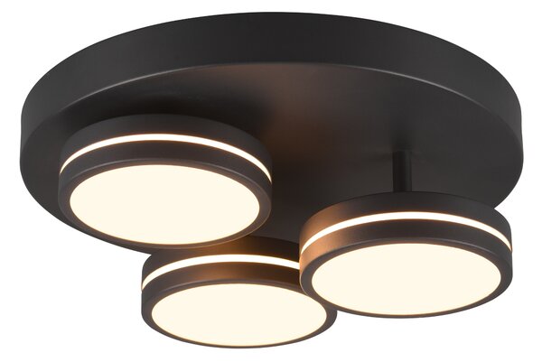 Plafoniera da Interno a LED in Metallo Antracite