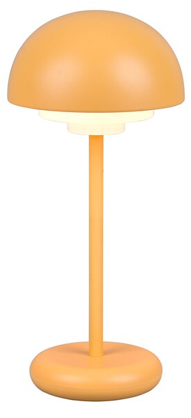 Lampada da Tavolo da Esterno a LED in Plastica Giallo Brillante