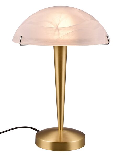 Lampada da Tavolo da Interno Attacco E14 in Metallo Ottone Opaco