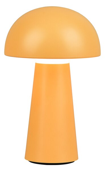 Lampada da Tavolo da Esterno a LED in Plastica Giallo Brillante