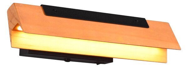 Applique da Interno a LED in Metallo Nero Opaco