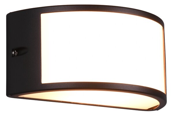 Applique da Esterno Attacco E27 in Alluminio Nero Opaco