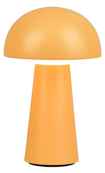 Lampada da Tavolo da Esterno a LED in Plastica Giallo Brillante