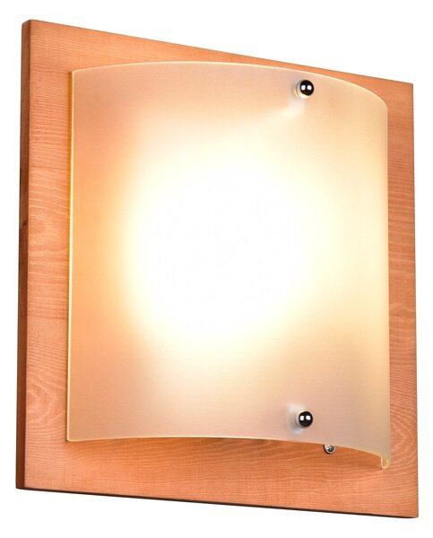 Applique da Interno Attacco E27 in Legno naturale Naturale