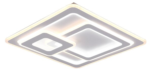 Plafoniera da Interno a LED in Metallo Bianco Opaco
