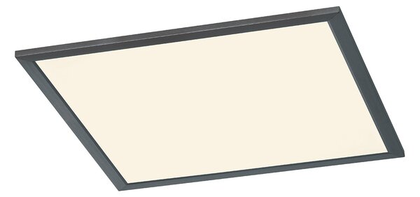Plafoniera da Interno a LED in Metallo Nero Opaco