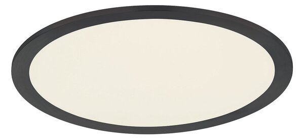 Plafoniera da Interno a LED in Metallo Nero Opaco