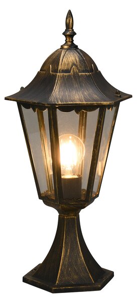 Lampada Palo da Esterno Attacco E27 in Alluminio Ruggine
