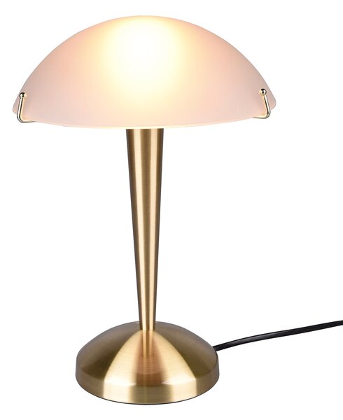 Lampada da Tavolo da Interno Attacco E14 in Metallo Ottone Opaco