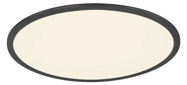 Plafoniera da Interno a LED in Metallo Nero Opaco