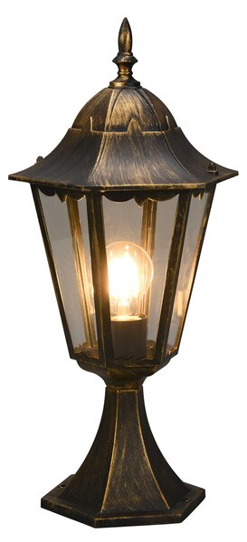 Lampada Palo da Esterno Attacco E27 in Alluminio Ruggine