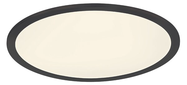 Plafoniera da Interno a LED in Metallo Nero Opaco
