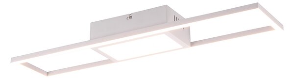 Plafoniera da Interno a LED in Metallo Bianco Opaco