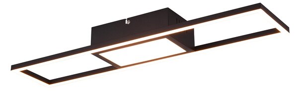 Plafoniera da Interno a LED in Metallo Nero Opaco