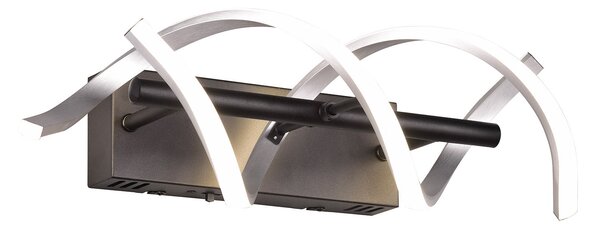 Applique da Interno a LED in Alluminio Alluminio spazzolato