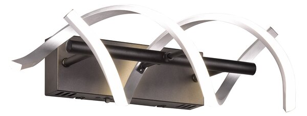 Applique da Interno a LED in Alluminio Alluminio spazzolato