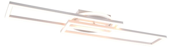 Plafoniera da Interno a LED in Metallo Bianco Opaco
