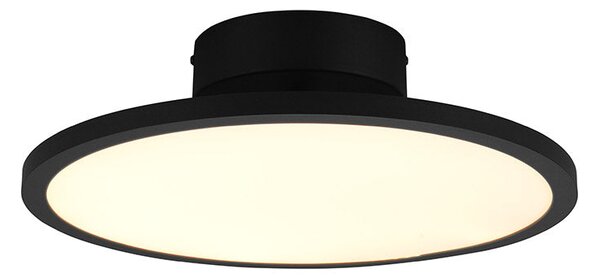 Plafoniera da Interno a LED in Metallo Nero Opaco