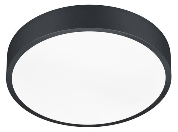 Plafoniera da Interno a LED in Metallo Nero Opaco