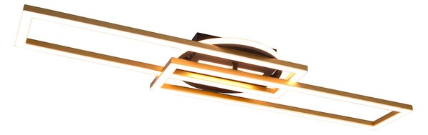 Plafoniera da Interno a LED in Metallo Ottone Opaco